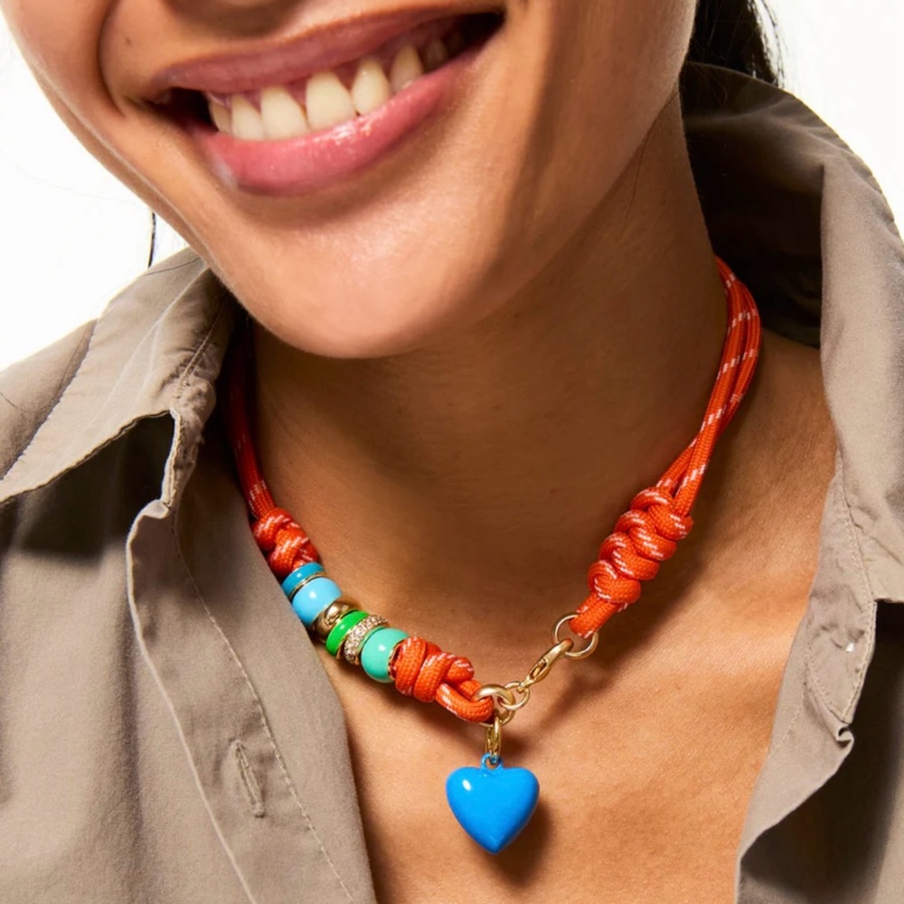 ROXANNE ASSOULIN The Super Size Happy Cord Necklace firm price firm price